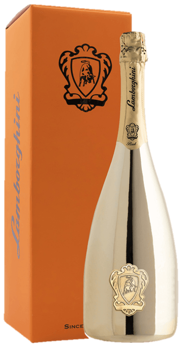 Lamborghini Vino Spumante - GOLD + GIFT BOX Brut - Chardonnay / Pinot 