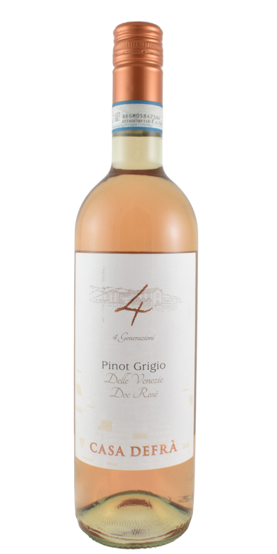 Casa Defrà Veneto Pinot Grigio Rosé